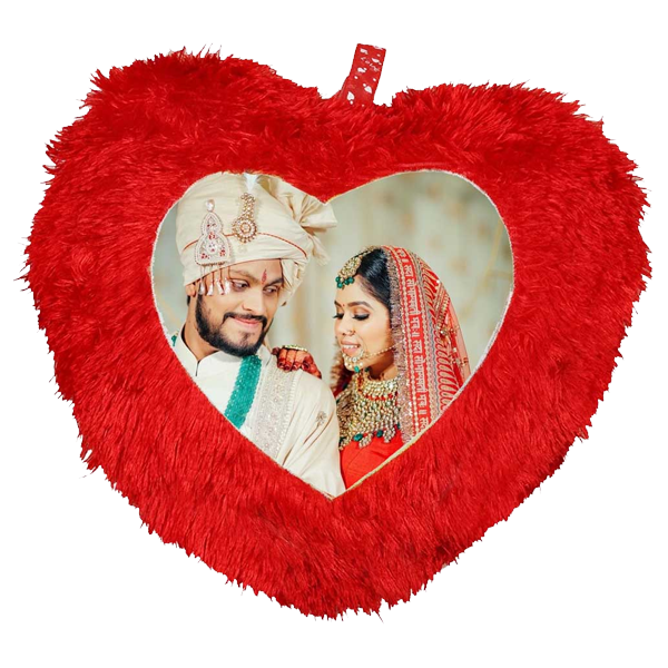 Sublimation Printed Heart Pillow A