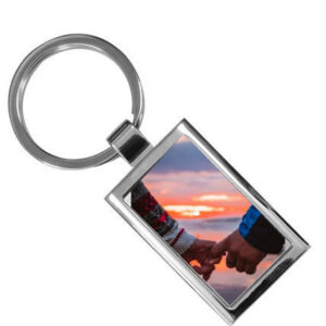 0012607 Rectangle Shape Metal Key Chain 625