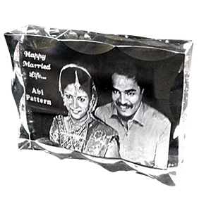 3d Crystal Frame Bigger