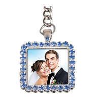 70 Blue Stone Square Metal Single Side 210