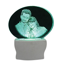 Acrylic Bed Lamp Oval 