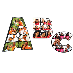 Alphabet Collage Frame 