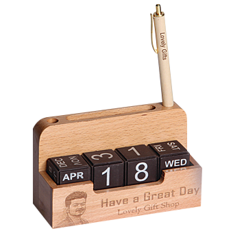 Date Pen Stand Withn Pen