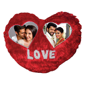 Double Heart Pillow 79
