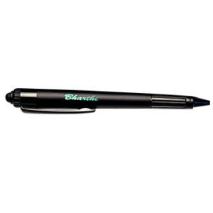 Led Light Pen With Multicolour Light Black 