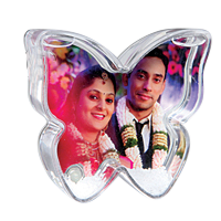 Liquid Photo Frame Butterfly Shape 