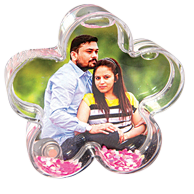 Liquid Photo Frame Flower Shape