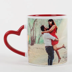 Red Heart Handle Mug 2 1