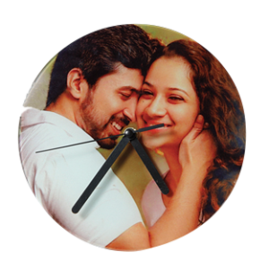 Round Clock Glass Photot Frame 259