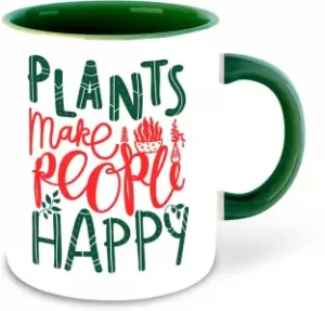 Gardening Theme Designer Printed Dark Green Ceramic Coffee Mug Original Imag9vmzh9hhuhek