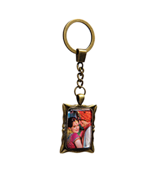 Rectangle Gold Antique Metal Keychain Removebg Preview